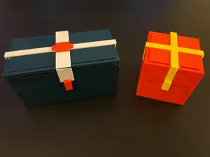 Minecraft Chest Christmas Skin Panels Single and Double