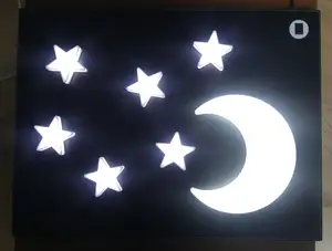 Moon and Star led lighting