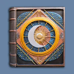 Celestial Spellbook with Pull Out Dice Drawer