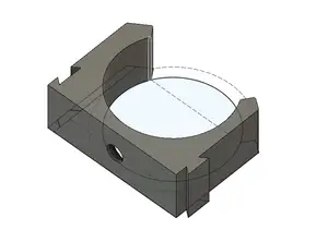 Screwed Pipe Holder - Parametric