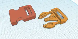 Quick Release Buckle Clip (backpack & belt Clip)