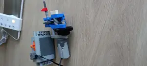 Lego double worm gear gearbox (compatible)