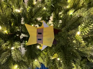 Olivia from Paper Mario: The Origami King (Christmas Tree Top Ornament)