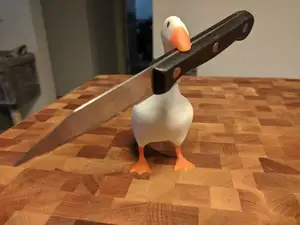 Weighty Goose from Untitled Goose Game