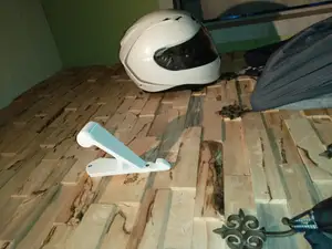 motorcycle helmet holder