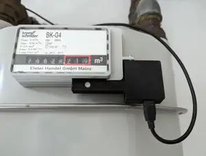 D1 mini v3.0 reed sensor case for a BK-G4 gas meter