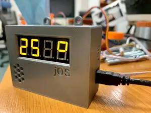 Simple Thermometer with humidity