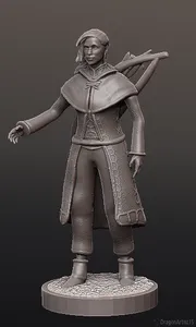 Elven Wizard Dnd Miniature