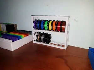 Mini shelf for mini filament spools