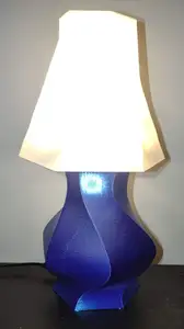 LED Spiral Hexagon Lamp