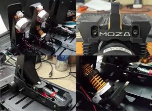 MOZA R3 to R12 & SRP pedals SimRig Mods
