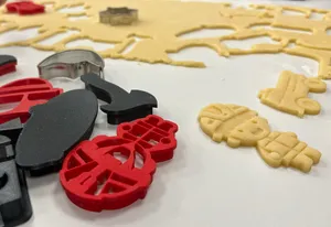 Firefighter Cookie Cutter with easy pushout