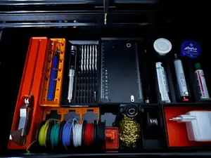 Gridfinity Soldering Stack, includes Omnifixo, TS80p, SS-02