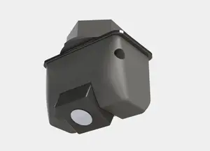 Rearview camera mount with vehicle registration light for GAZ auto