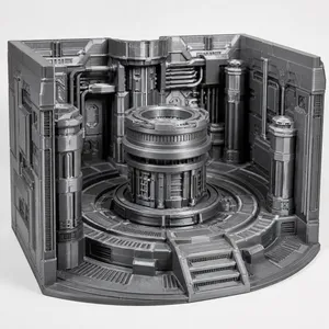 Sci-Fi Maschinenraum Diorama - Sci-Fi Engine room Diorama