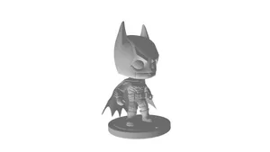 chibi style Batman With base plate