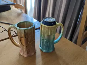 Jug beer can holder, without lid