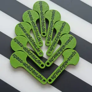 Einkaufswagenchip 1€ mit Beschriftung, für Multi-Material/ Dual-Extruder (trolleycoin 1€ with inscription, for Multi-Material/ Dual-Extruder)