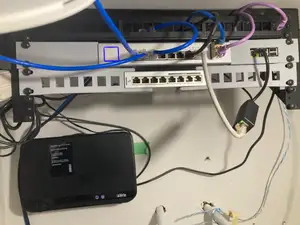 Ubiquiti US-8/US-8-60W 19" rack mount with Keystone Jack