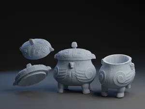 Double Owl Vessel.
