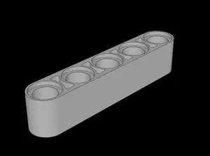 Lego Compatible (32316.dat) Technic Beam 5