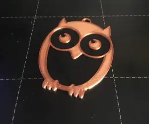 2 Color Owl Keychain