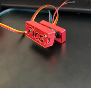Raspberry Pico Case + Mounting Plate Cable Hider Buzzer Housing