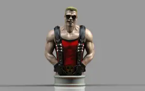 Duke Nukem bust