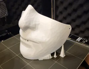 Adult Male Lower Mask with trim-away supports