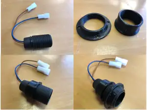 E14 socket - Mounting ring