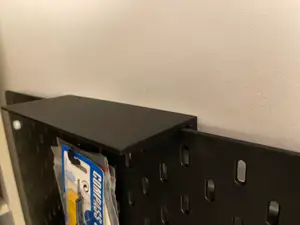 Ikea Skadis top mounting shelf