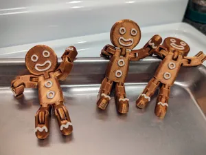 Articulated Gingerbread Man - Extra Flexible!