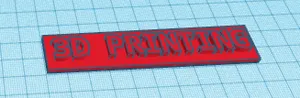 3D PRINTING Plate