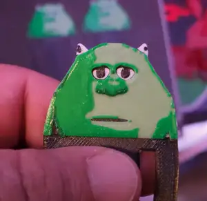Mike Wozowski Sully face bookmark