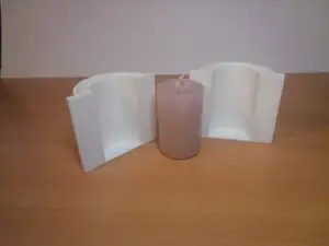 Water cooled candle molds