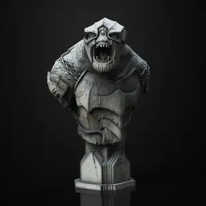 Battle Troll bust - LOTR