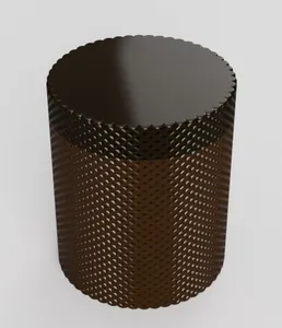 Plain or templar symbol box with screwed top