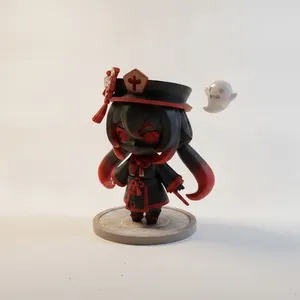 Genshin Hu Tao Funeral Figurine 3D Printable