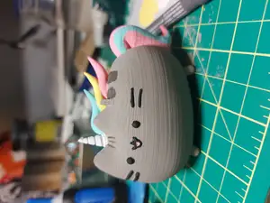 Unicorn pusheen cat ornament