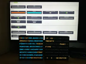 WordClock 16x8 LED matrix (2023-V1)