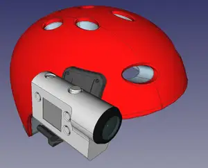 Sony FDR-X3000/X1000 helmet side mount