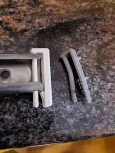 DishWasher upper basket back stop - replacement part