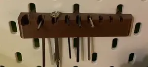 Ikea Skadis Allen wrench holder