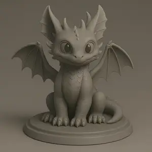 Toothless Dragon Sculpture (updated)