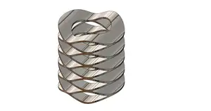 Stacked Wave Disc Plastic Springs