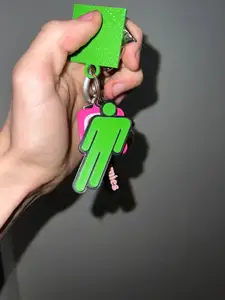 Billie Eilish Blohsh keychain :)