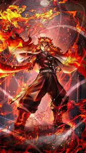 Rengoku Demon Slayer Hueforge