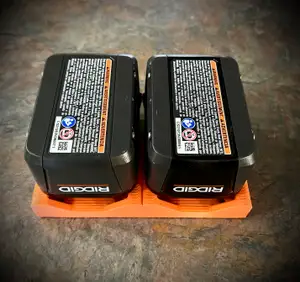 RIDGID Tools Double 18V Battery Holder with Slant
