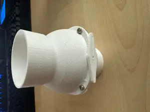 50mm Ball Valve Type Non-Clog Blast Gate for Workshop Dust Extraction Network