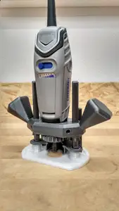 Oberfräse für Dremel 3000 - mit Staubabsaugung - Router attachment